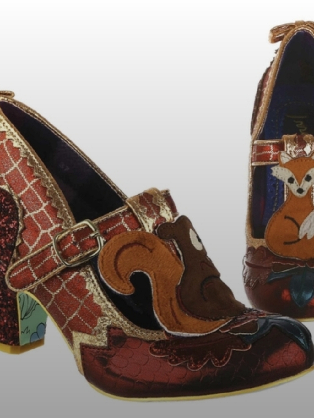 Irregular Choice Feeling Foxy Red Mary Jane Heels